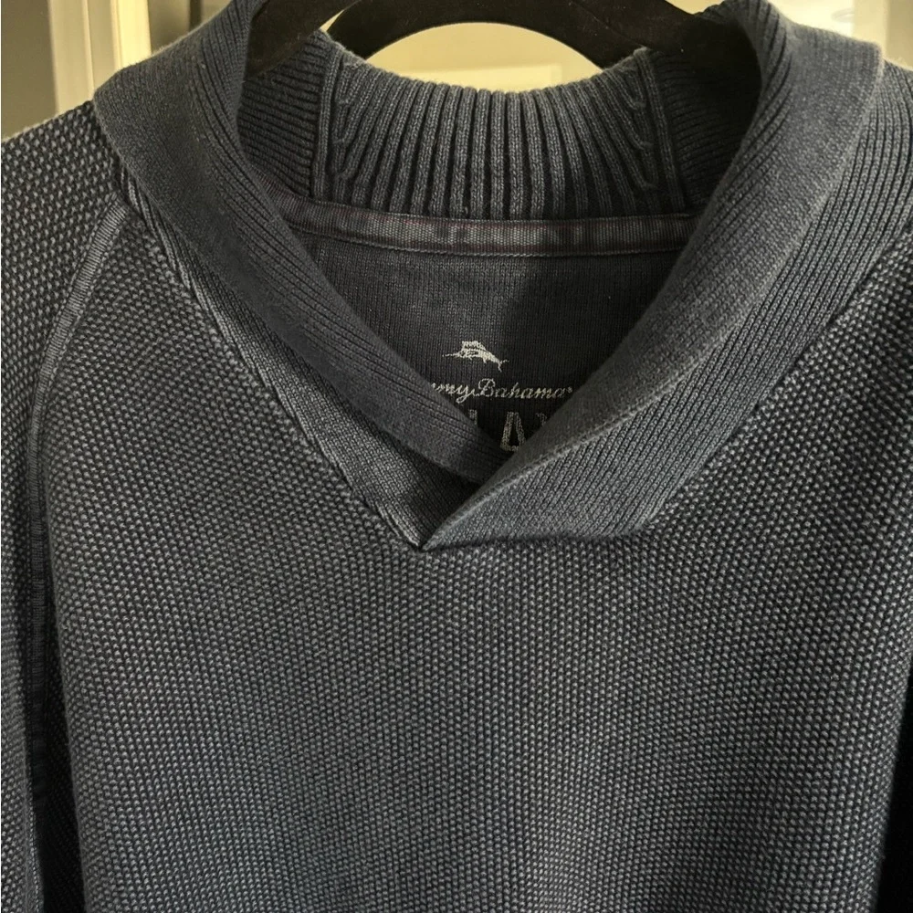 Tommy Bahama Black Knit Sweater - Picture 3 of 4